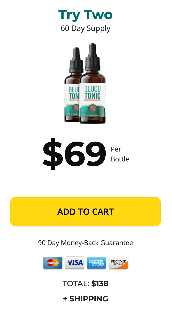 GlucoTonic Buy 1 Bottle